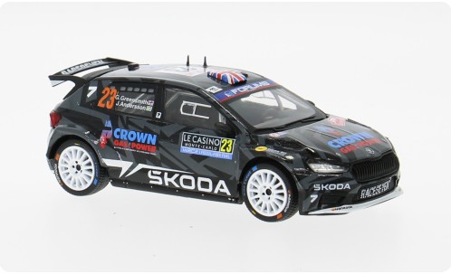 Skoda Fabia RS Rally2 WRC No.23 Rally Monte Carlo 2025 Greensmith/Andersson - 1:43